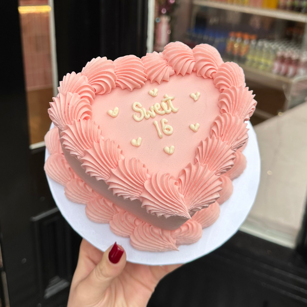 Simple Heart Cake - 5 inch