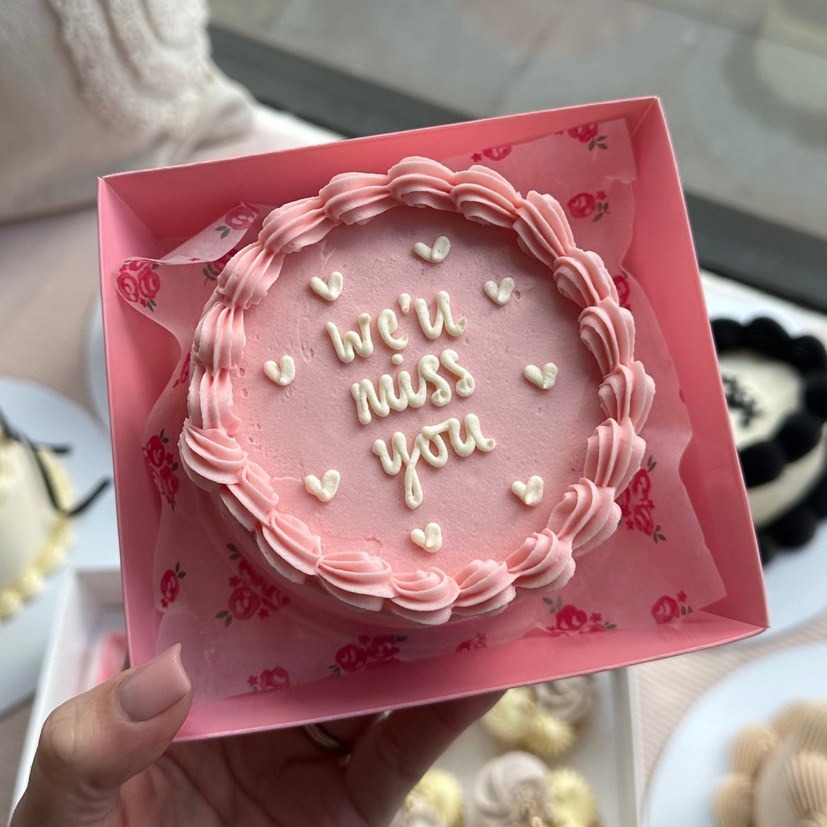 Simple Mini Bento Cake - 4 Inch – Glamberry Ltd